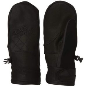 ROJO LEATHER MITT - BLACK