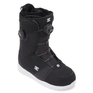 DC W LOTUS BOOTS/BLACK/WHITE