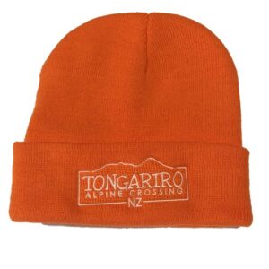 TONGARIRO BEANIE ORANGE FOLD-4