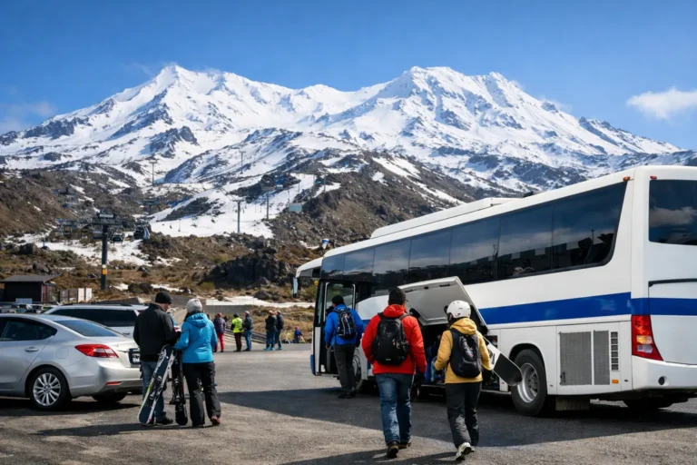 How to Book Park and Ride for Ruapehu