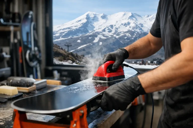 Snowboard Waxing Service for Ruapehu Riders