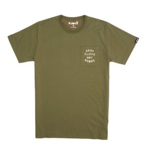 PLANKS DROP CLIFFS POCKET TEE