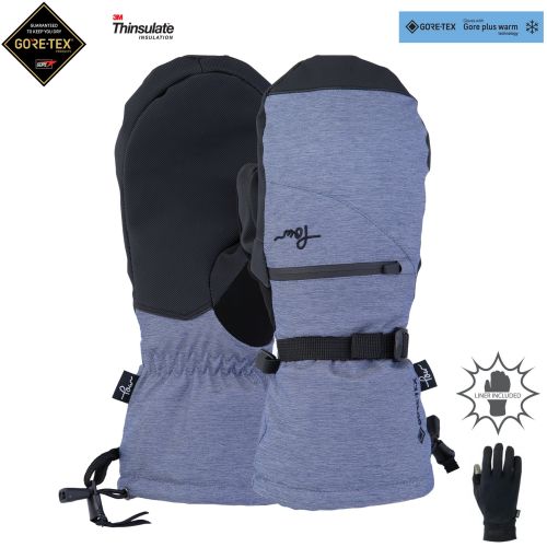 POW CASCADIA SHORT MITT +LINER