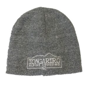 TONGARIRO BEANIE GREY FLECK-2