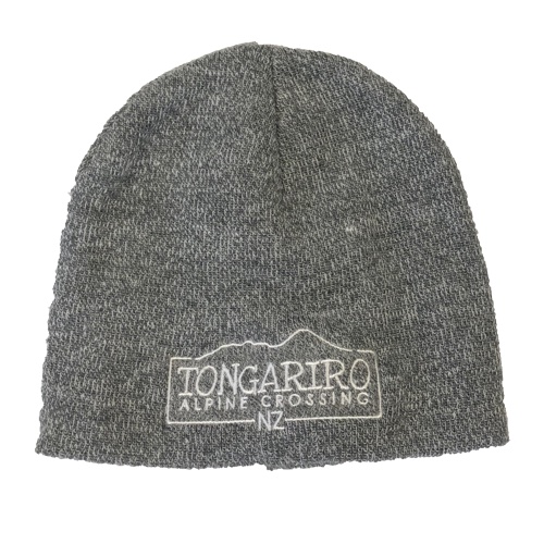TONGARIRO BEANIE GREY FLECK-2